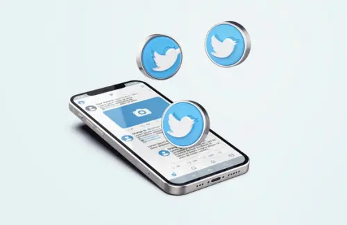Mockup - Celular Twitter