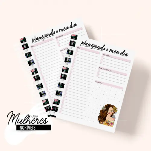 Planejamento Diário - Coleção Acreditar - Mulher 01