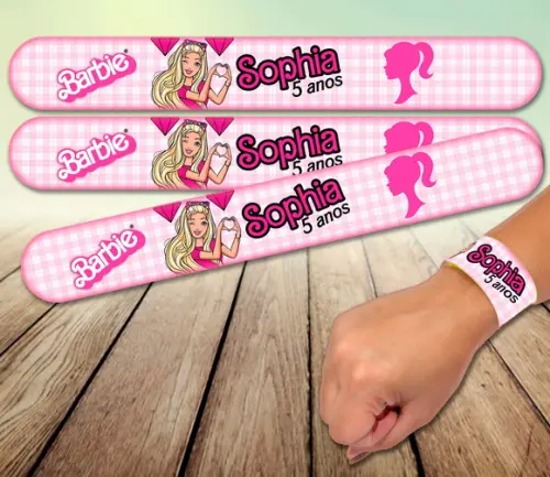 Pulseira Bate Enrola - Barbie E/ou Ken