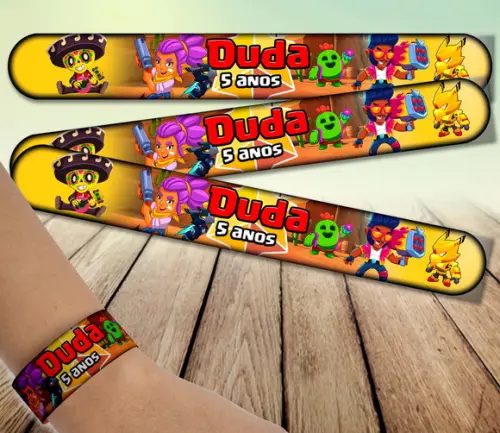 Pulseira Bate Enrola - Brawl Stars 02