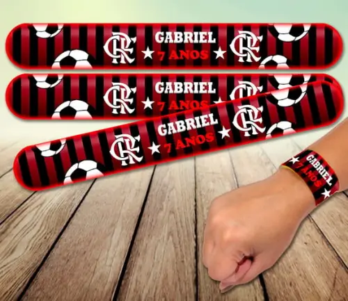 Pulseira Bate Enrola - Flamengo
