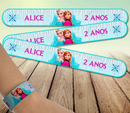 Pulseira Bate Enrola - Frozen