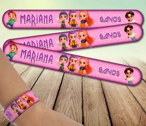 Pulseira Bate Enrola - Guerreiras do Kpop 02