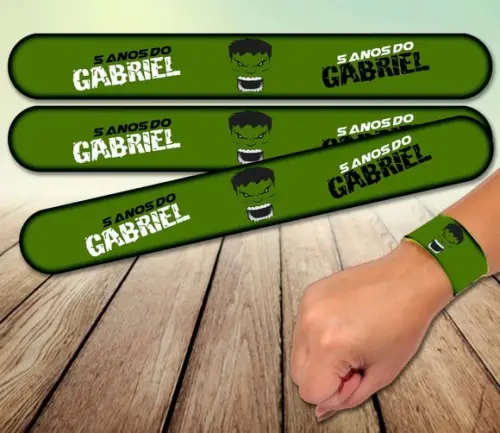 Pulseira Bate Enrola - Hulk