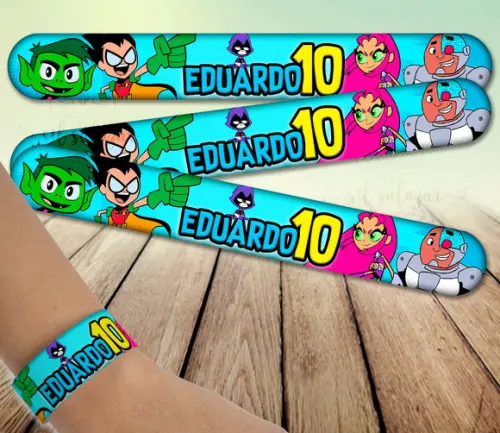 Pulseira Bate Enrola - Jovens Titans