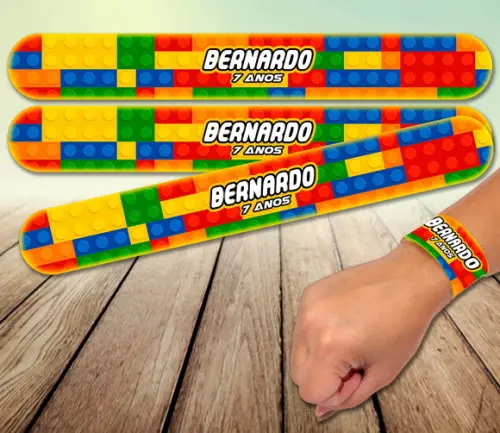 Pulseira Bate Enrola - Lego
