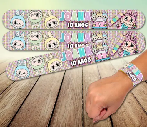 Pulseira Bate Enrola - Labubu
