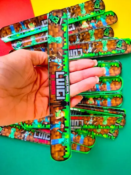 Pulseira Bate Enrola - Minecraft 02