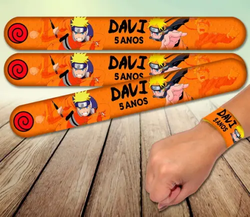 Pulseira Bate Enrola - Naruto