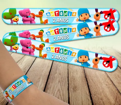 Pulseira Bate Enrola - Pocoyo