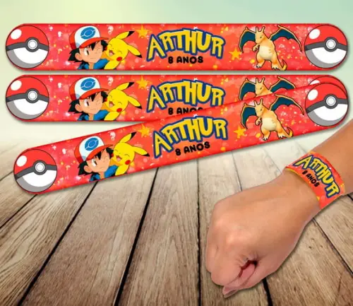 Pulseira Bate Enrola - Pokemon