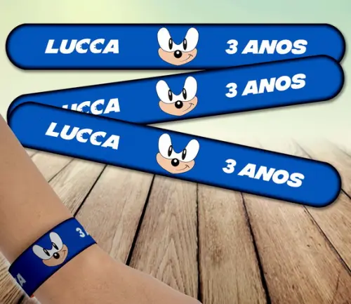 Pulseira Bate Enrola - Sonic 03
