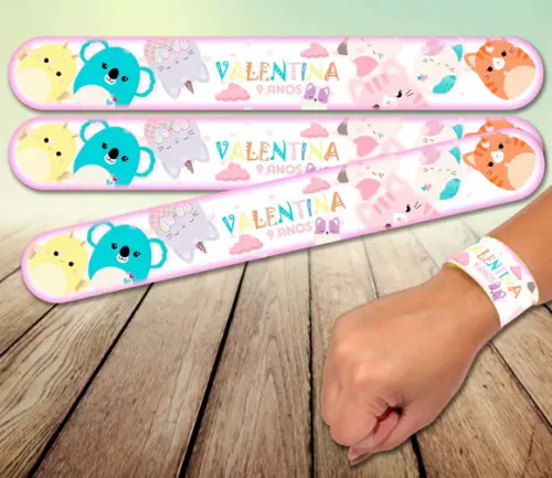 Pulseira Bate Enrola - Squishmallow