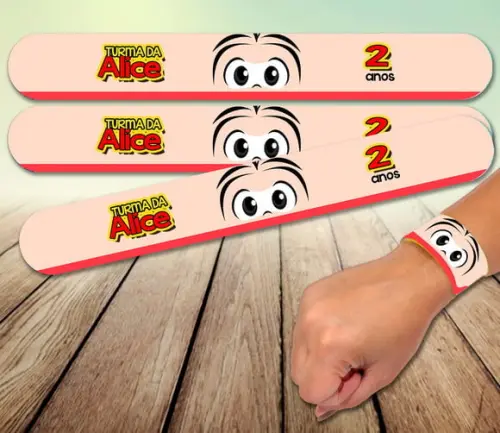 Pulseira Bate Enrola - Turma da Monica