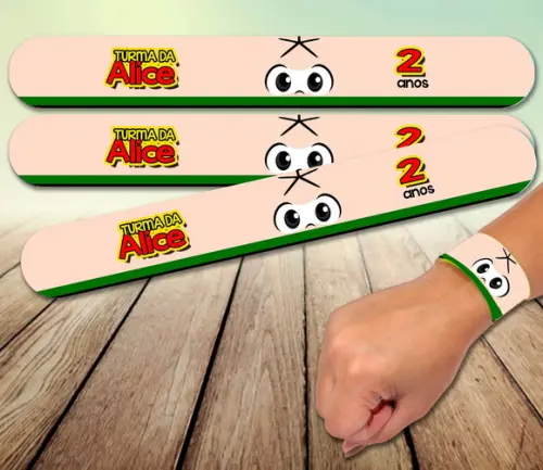 Pulseira Bate Enrola - Turma da Monica