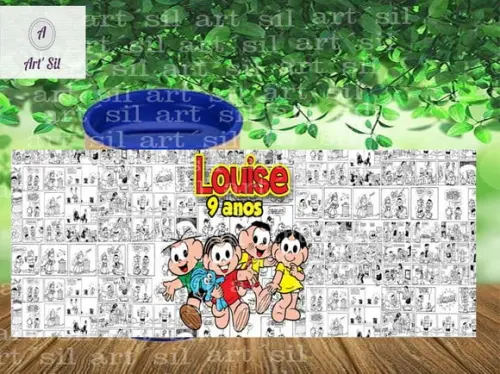 Rótulos para Cofrinho - Turma da Mônica (digital)