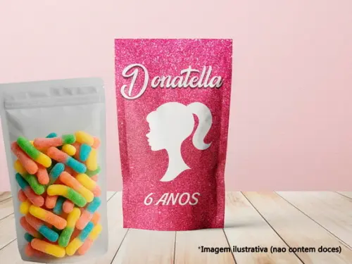 Saquinho Zip Lock (20x12) - Barbie
