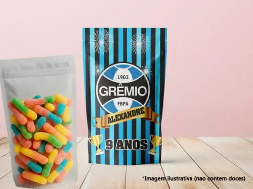 Saquinho Zip Lock (20x12) - Futebol (gremio)