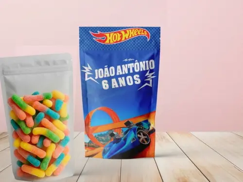 Saquinho Zip Lock (20x12) - Hot Wheels