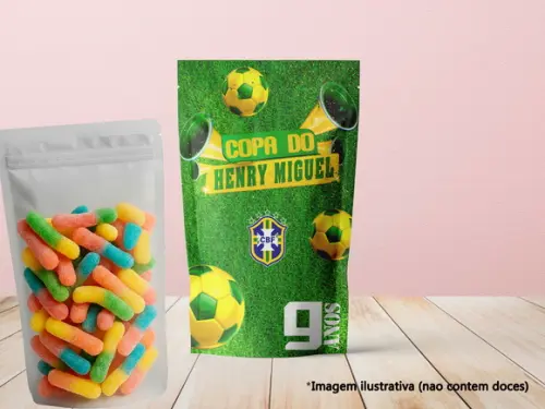 Saquinho Zip Lock (20x12) - Futebol / Copa do Brasil