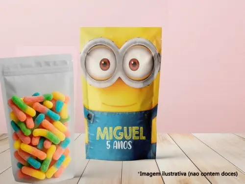 Saquinho Zip Lock (20x12) - Minions
