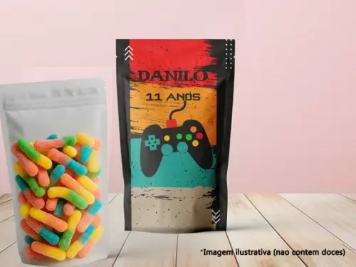 Saquinho Zip Lock (20x12) - Video Game