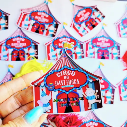 Tag Agradecimento - Circo