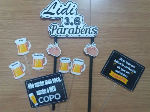 Topo de Bolo - Cerveja