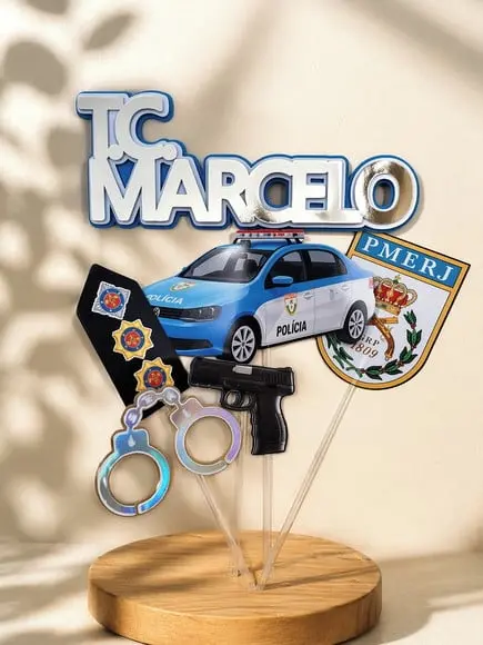 Topo de Bolo - Policia