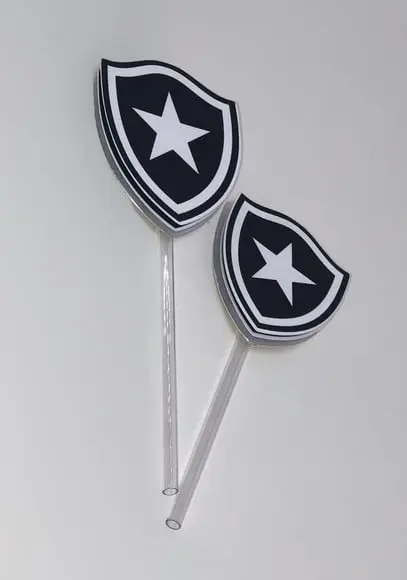 Topper de Docinho - Botafogo 3d