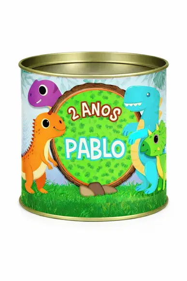 Tubolata Personalizada (10x10) - Dino Baby