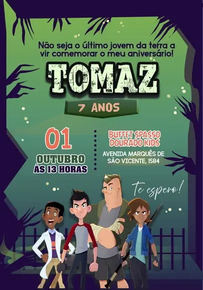 Convite Virtual - 4 Contra o Apocalipse