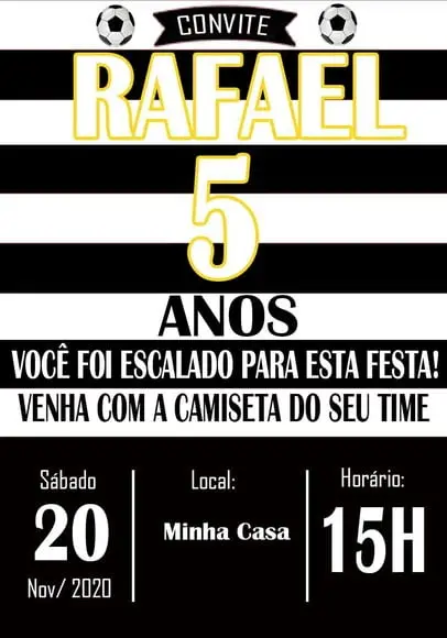 Convite Virtual - Atlético Mineiro / Botafogo