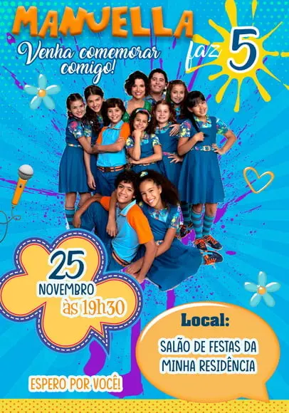 Convite Virtual - Chiquititas