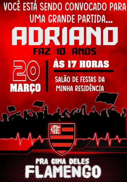 Convite Virtual - Flamengo 03
