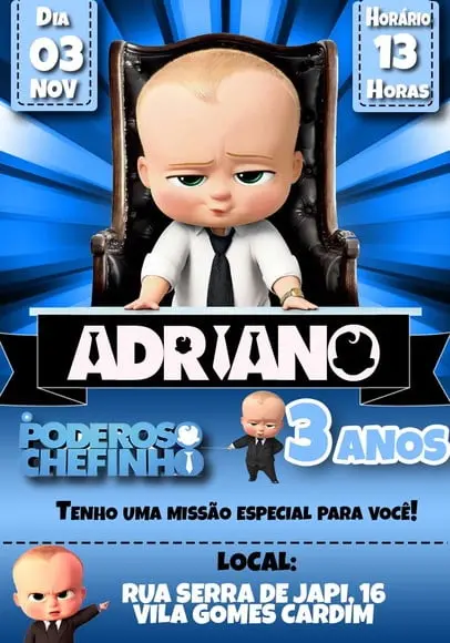 Convite Virtual - o Poderoso Chefinho 03