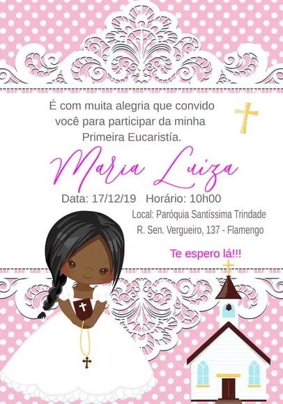 Convite Virtual - Primeira Comunhão