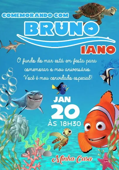Convite Virtual Nemo
