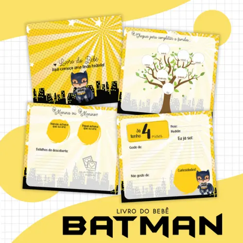 Livro do Bebê - 20x22 - Batman Baby