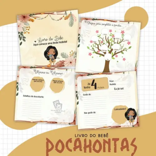 Livro do Bebê - 20x22 - Pocahontas