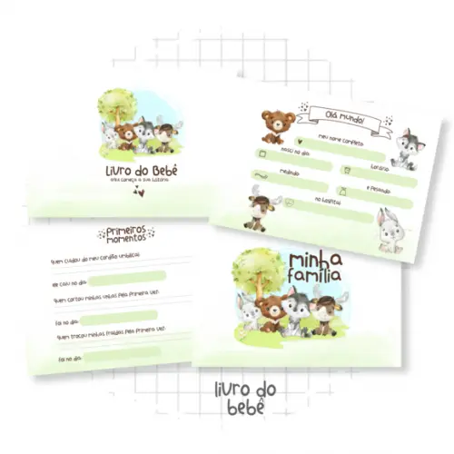 Livro do Bebê - Animais da Floresta