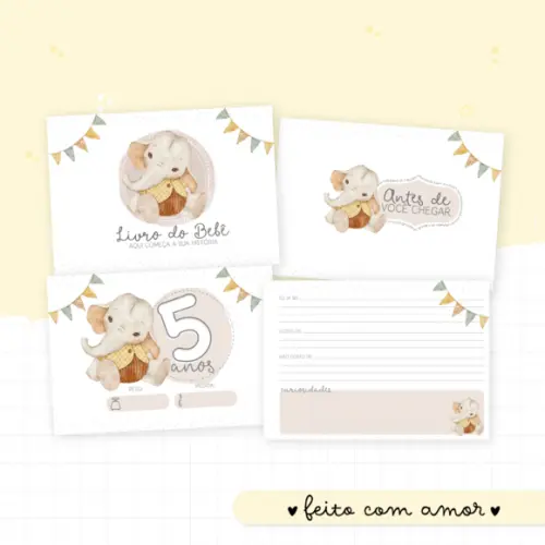 Livro do Bebe - Baby Elefante Menino 2.0
