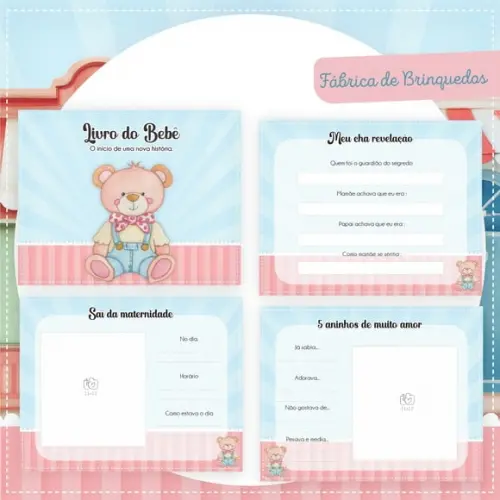 Livro do Bebê (19 x 24) - Fabrica de Brinquedos