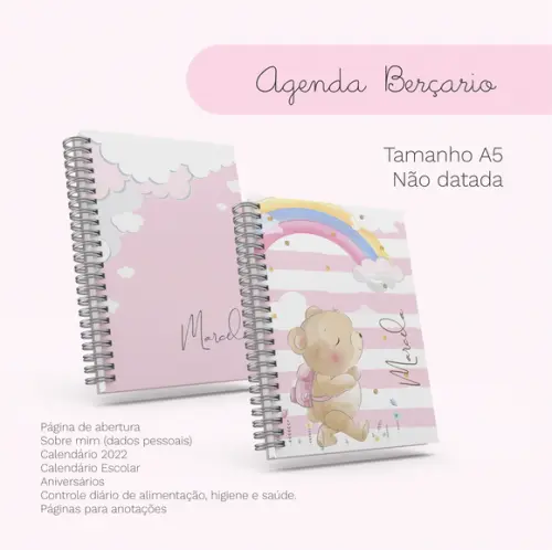 Arquivo Digital - Agenda Escolar Berçario (Masc e Fem)