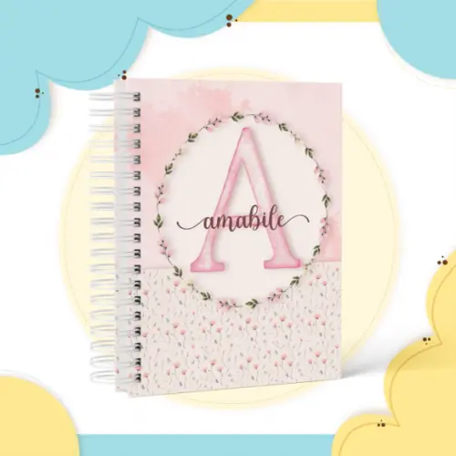 Arquivo Digital - Capas Floral Alfabeto