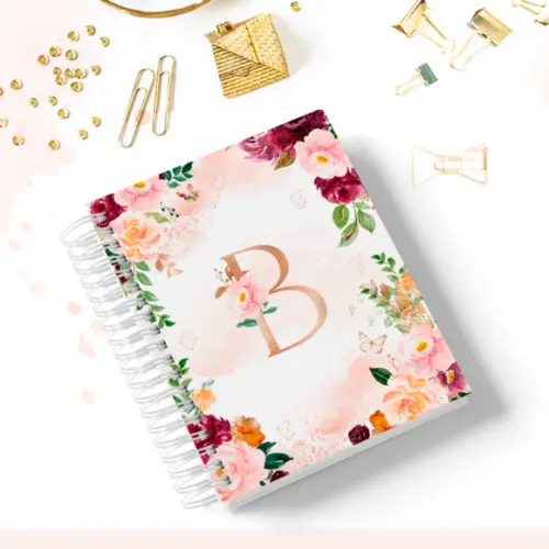 Arquivo Digital - Capas Floral Alfabeto 03