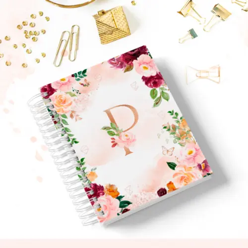 Arquivo Digital - Capas Floral Alfabeto 03