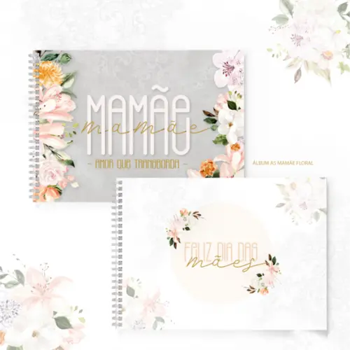 Arquivo Digital - Kit Encadernação Dia Das Mães - Floral