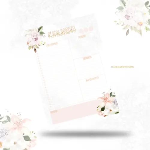 Arquivo Digital - Kit Encadernação Dia Das Mães - Floral