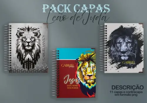 Arquivo Digital - Pack Capas Leão de Judá + Miolo 2026